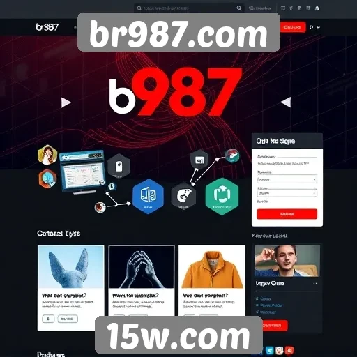Análise do design de interface do site br987.com